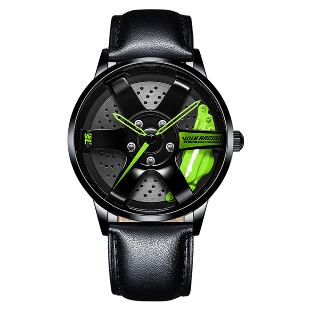EVERLAST WATCHES Silver Classic Leather Strap Everlastwatches