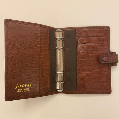 filofaxセット(TEJUS POKET CROCS PURSE made in uk)