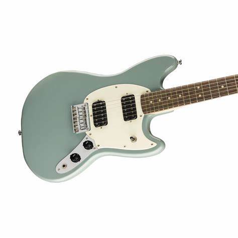 Squier Bullet Mustang HH Electric Guitar, Laurel FB, Sonic Squier Bullet Mustang HH Electric Guitar, Laurel FB, Sonic