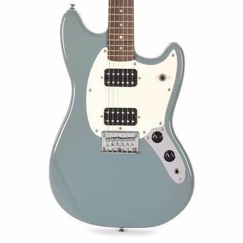 squier mustang sonic grey