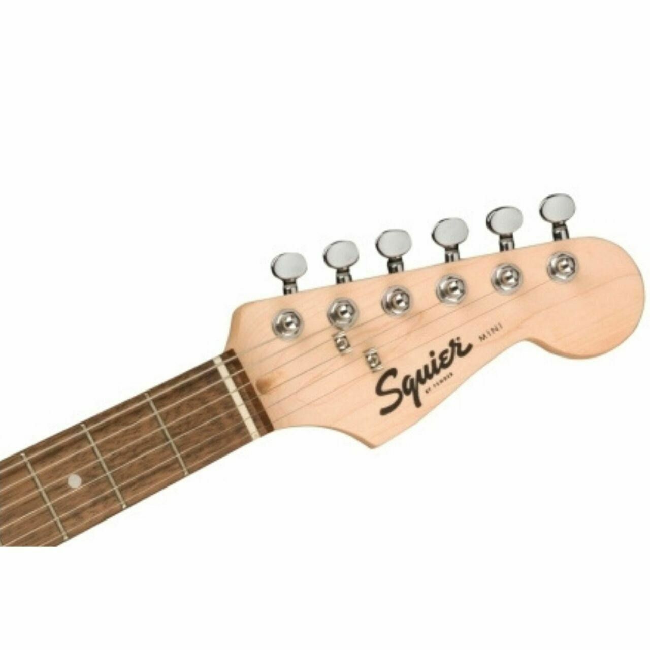 Squier Mini Stratocaster Electric Guitar, Laurel FB, Shell Squier Mini Stratocaster Electric Guitar, Laurel FB, Shell