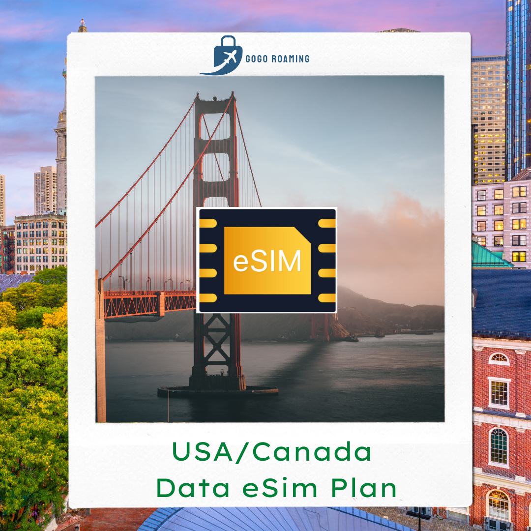 【eSim】 USA/Canada Unlimited Data 4G Sim Card Please visit our new