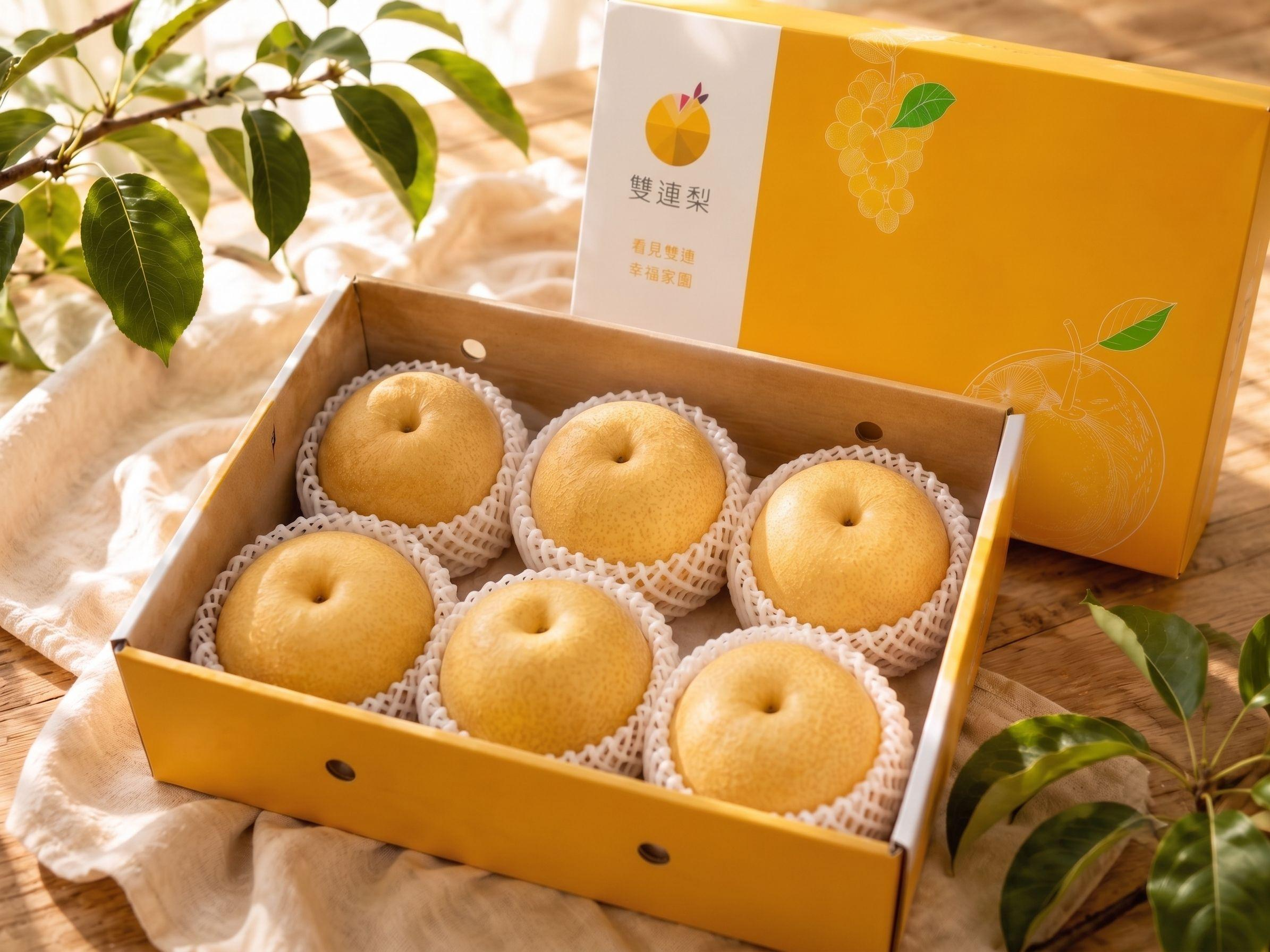 新版雙連梨(六入禮盒)