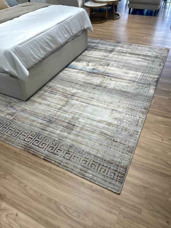 MODERN MINIMALIST AREA RUG - CLEARANCE Rainbow 1