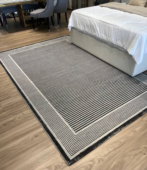 MODERN MINIMALIST AREA RUG -  CLEARANCE Dark Grey 1