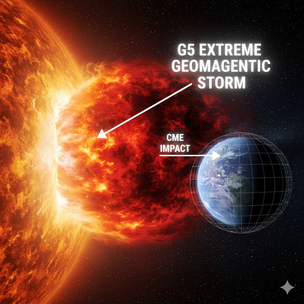 【宇宙級能量風暴】你也正在「強制昏睡、頭痛、夢多、胸悶」嗎?2025年11月「G5地磁雙峰+超級滿月」全解析+7Hz自療法