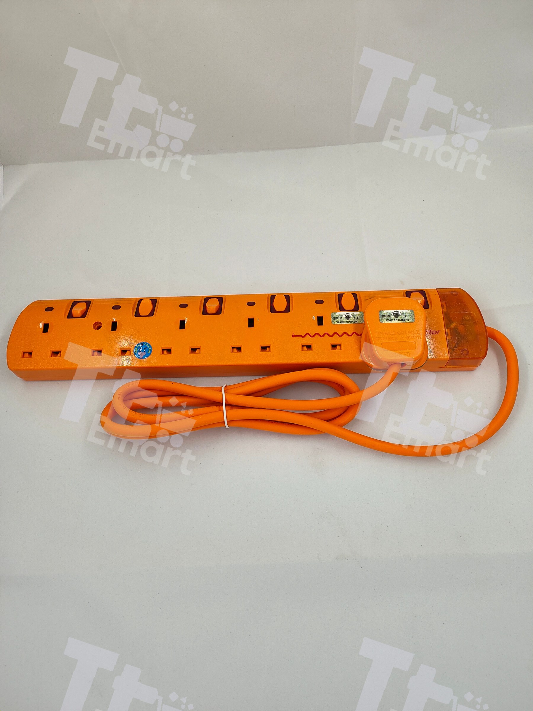 MYHOM Trailing Socket C/W Surge 1.25mm cable (O) with ...