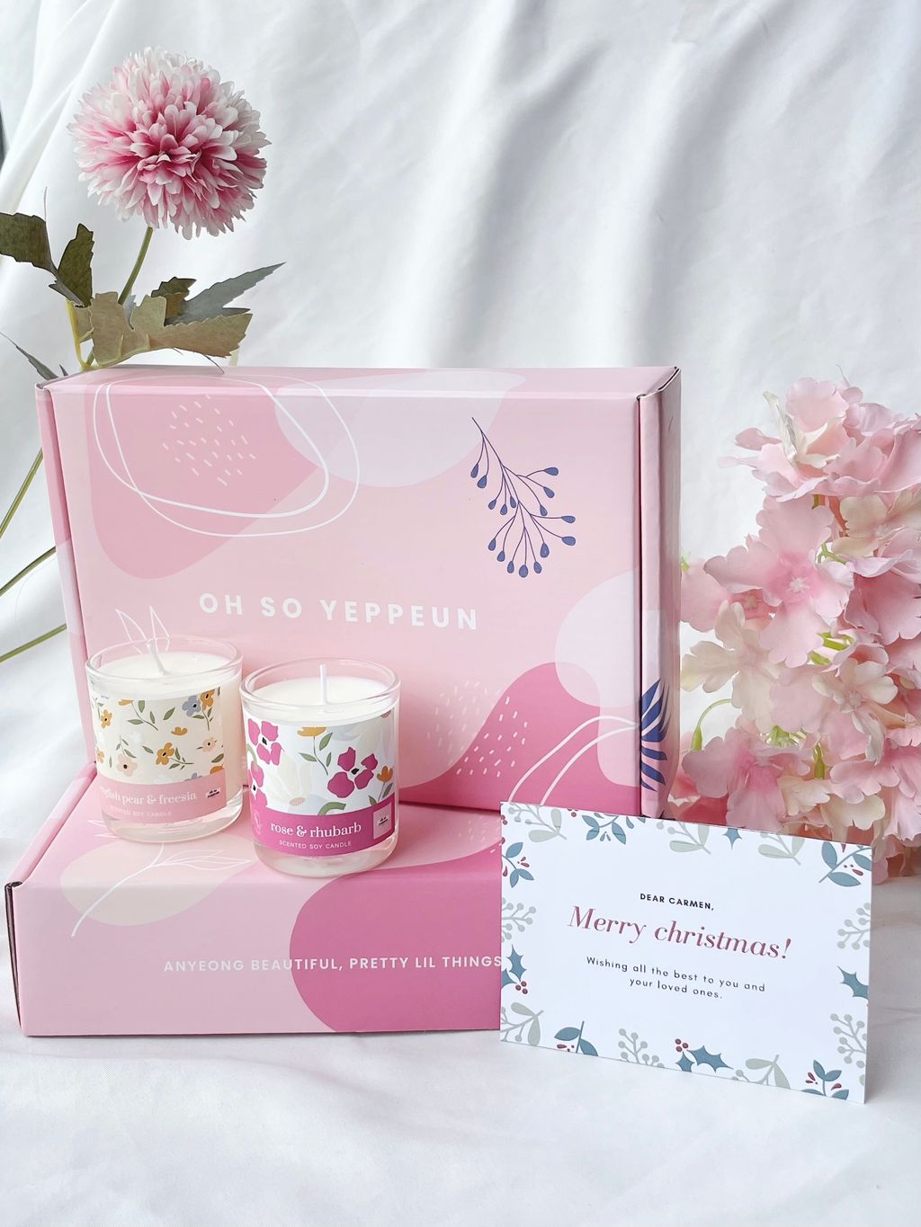 Surprise Jewelry with Soy Candle Gift Box