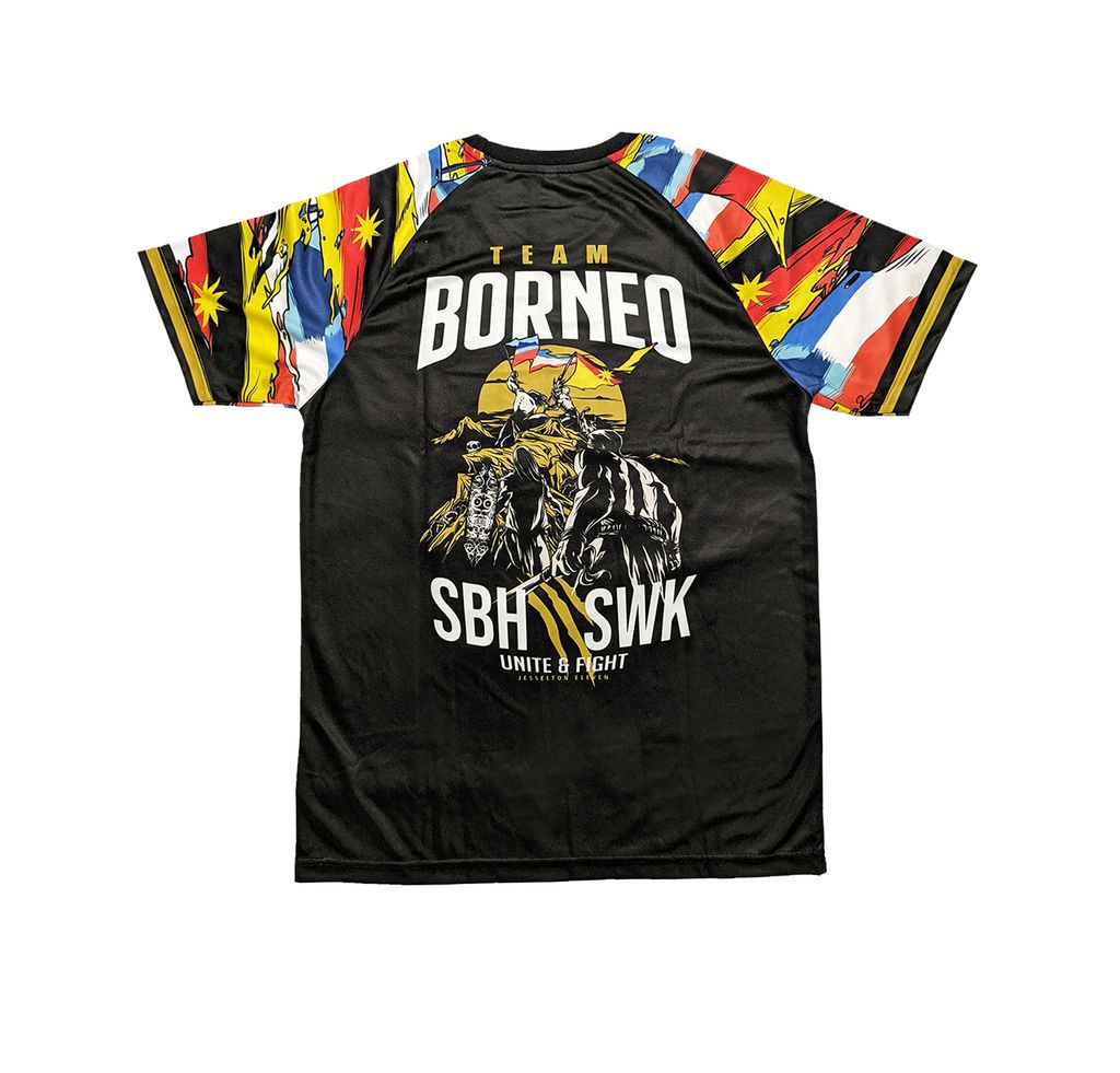 TEAM BORNEO SUB FLAG BACK
