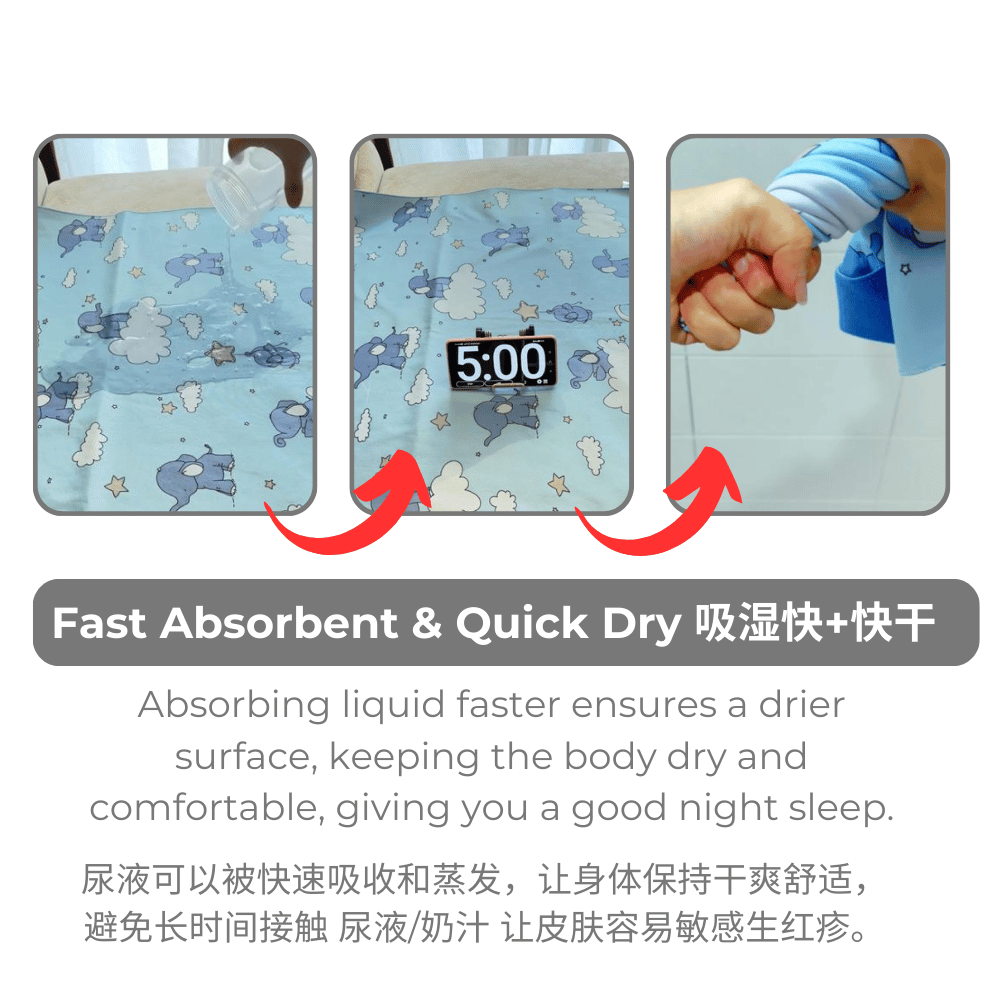 4- Fast Absorbent & Quick Dry