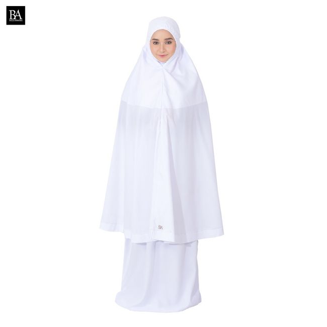 BAHQ Shopee Official |  - Sharifah Telekung - White