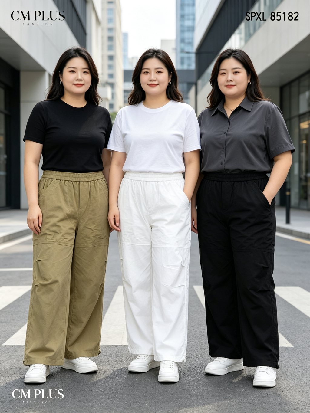 不同身材华人模特裙子海报设计 (18)