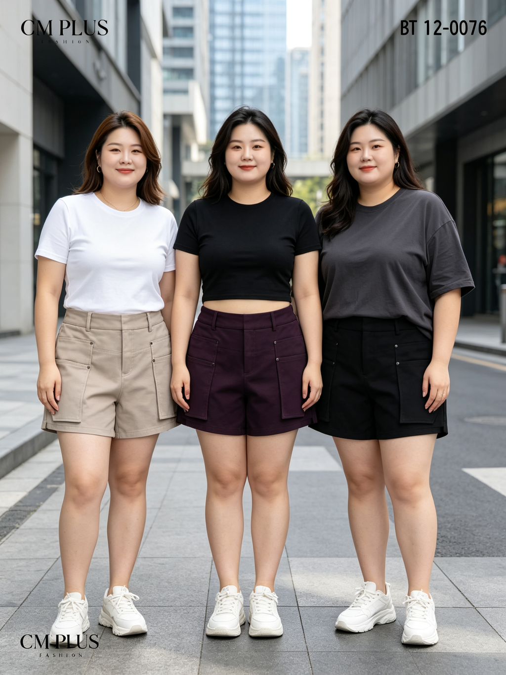 不同身材华人模特裙子海报设计 (19)