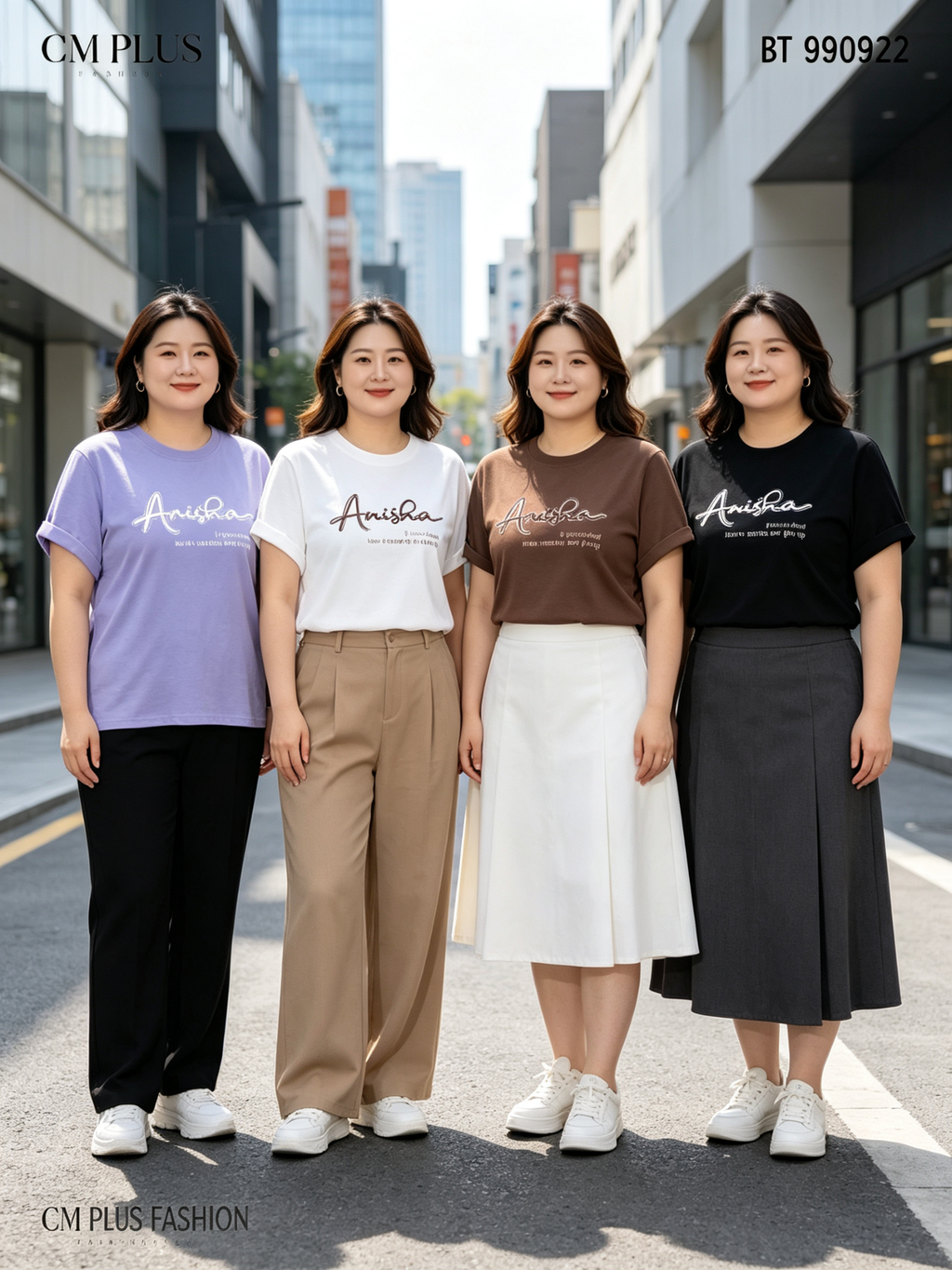 不同身材华人模特裙子海报设计 (37)