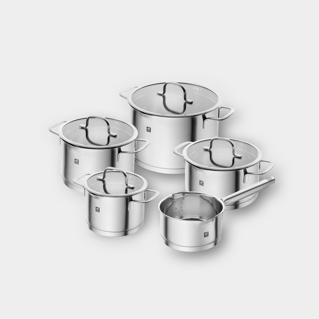 True Flow Pot Set Stainless Steel 3 Pieces - Zwilling @ RoyalDesign