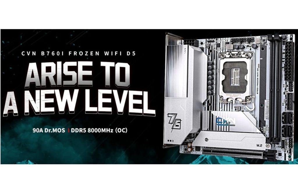 COLORFUL%20Launches%20CVN%20B760I%20FROZEN%20WIFI%20D5%20Mini-ITX%20Motherboard%20for%2014th%20Gen%20Intel%20Core%20CPUs