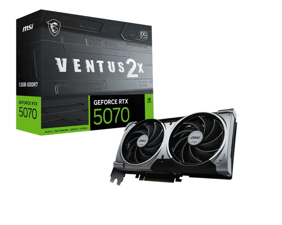 MSI GeForce RTX 5070 12G VENTUS 2X OC
