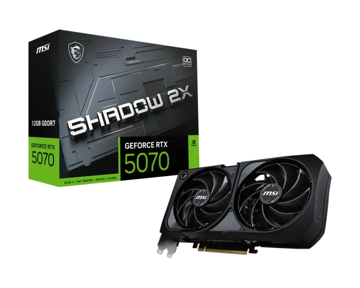 MSI GeForce RTX 5070 12G SHADOW 2X OC