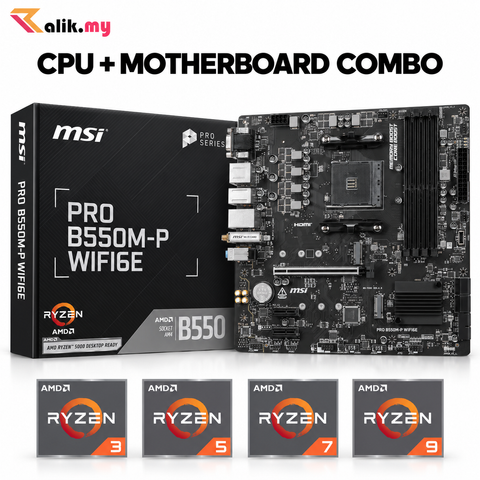 msi-b550m-p-wifi6e-amd-am4-mainboard-combo