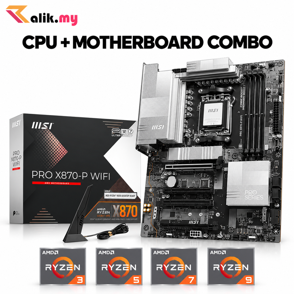 msi-x870-p-wifi-amd-am5-mainboard-combo