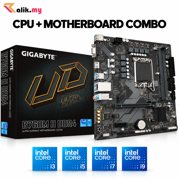 gigabyte-b760m-h-ddr4-intel-lga1700-mainboard-combo