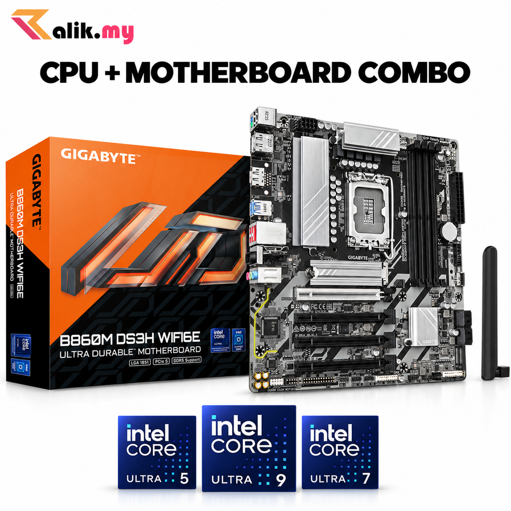 gigabyte-b860m-ds3h-wifi6e-intel-lga1851-mainboard-combo