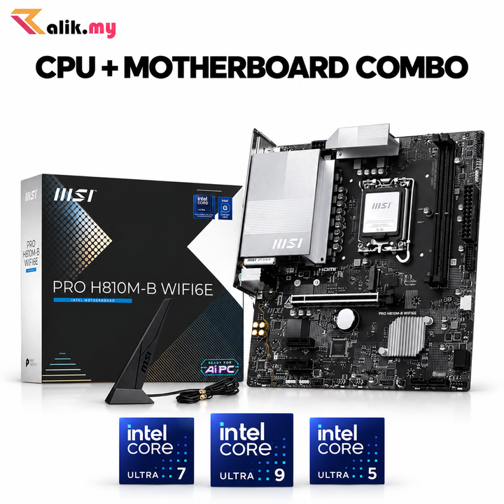 msi-pro-h810m-b-wifi6e-intel-lga1851-mainboard-combo