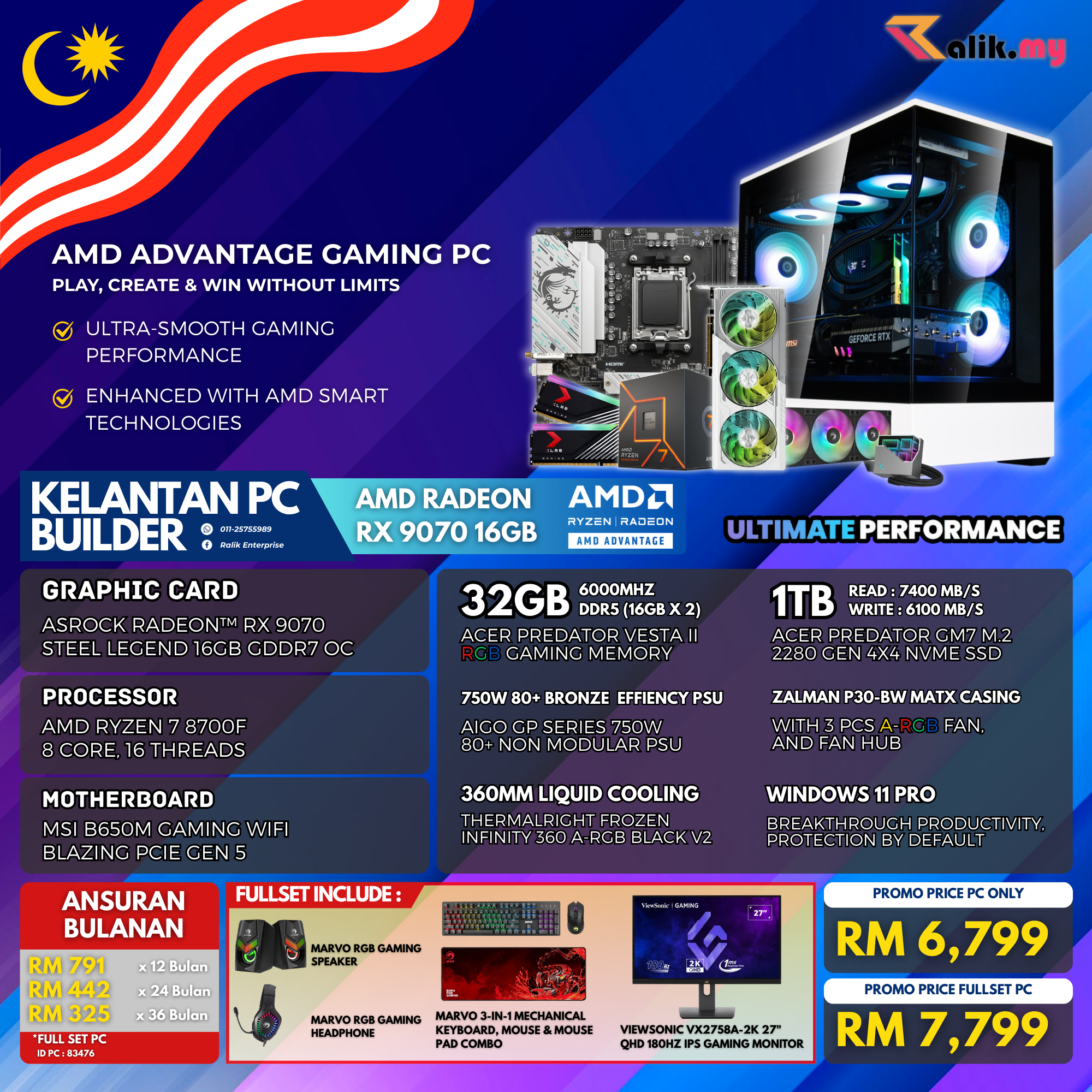 v6 AEON 9070-8700F Package 