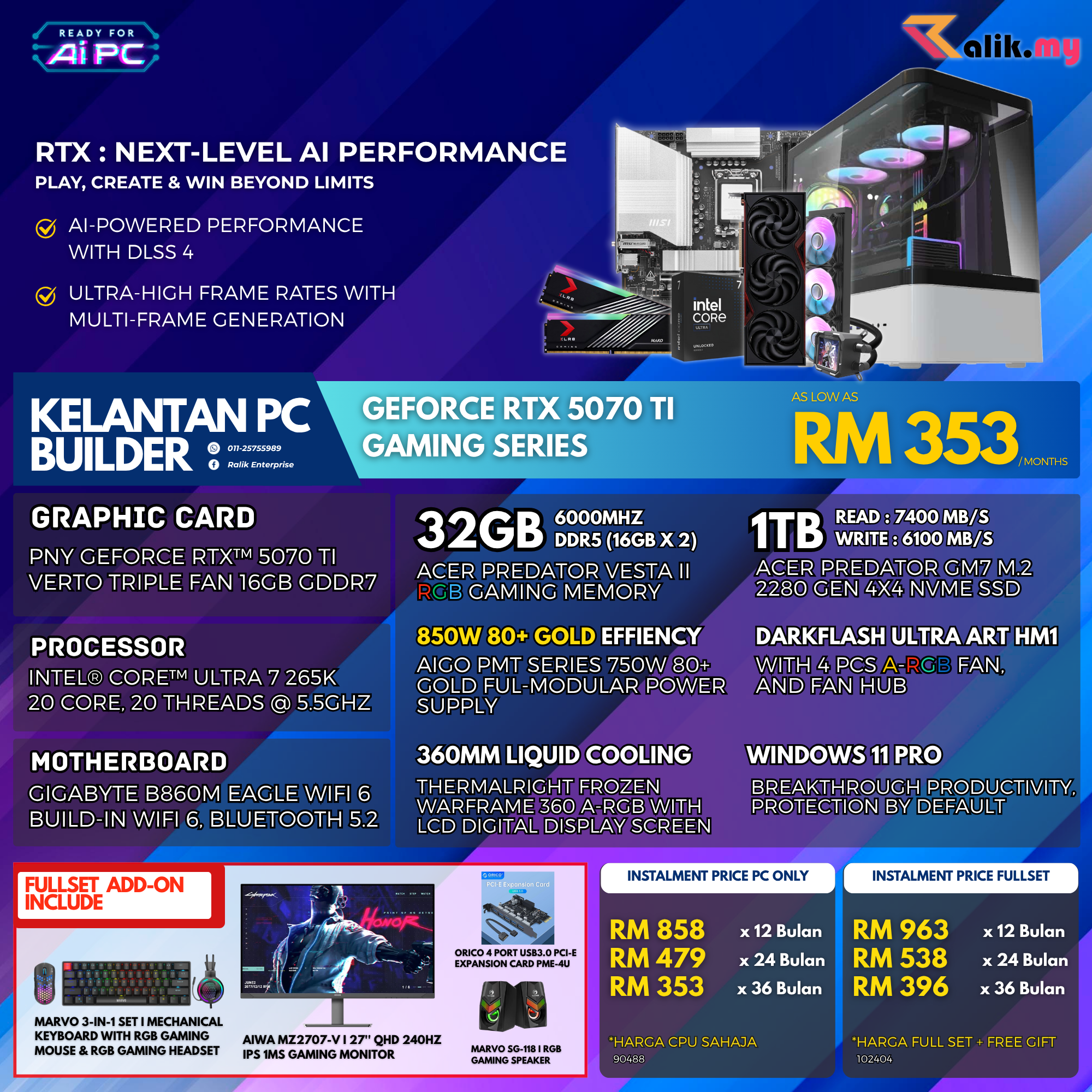 V6 EVENT  RTX5070TI - 2