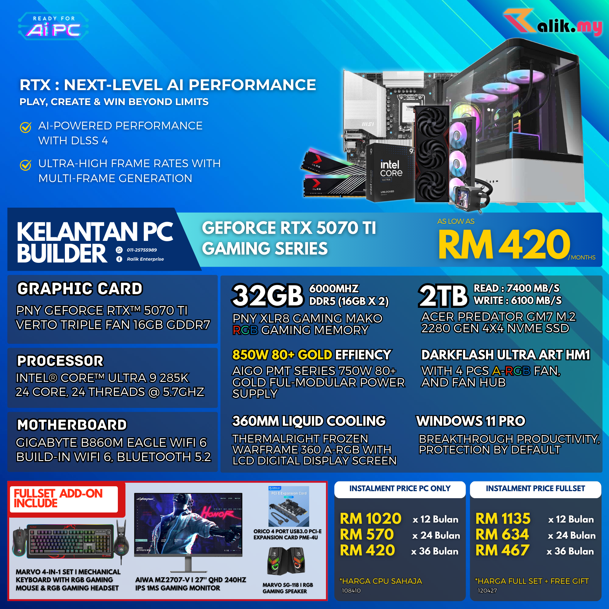 V6 EVENT  RTX5070TI - 3