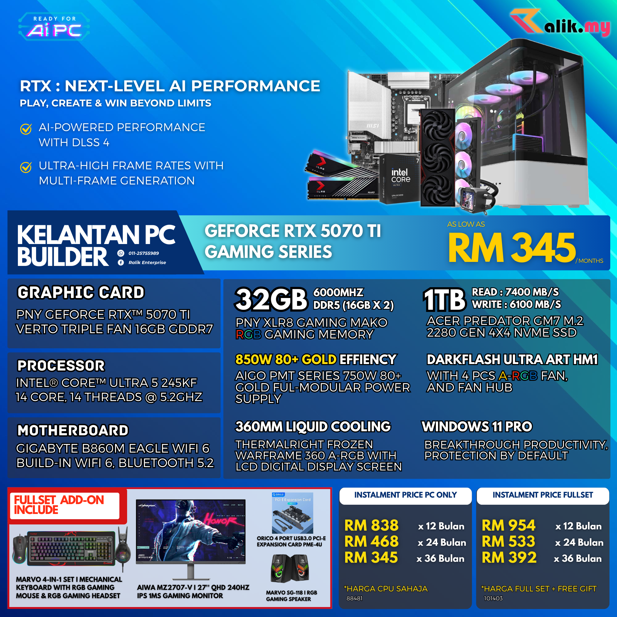 V6 EVENT  RTX5070TI - 3