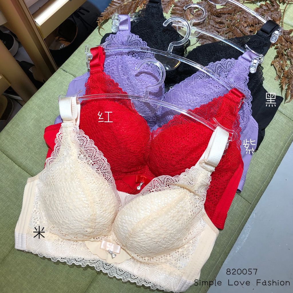 Women Bra Lace Wireless AB Cup Baju Dalam Wanita 内衣蕾丝無鋼圈