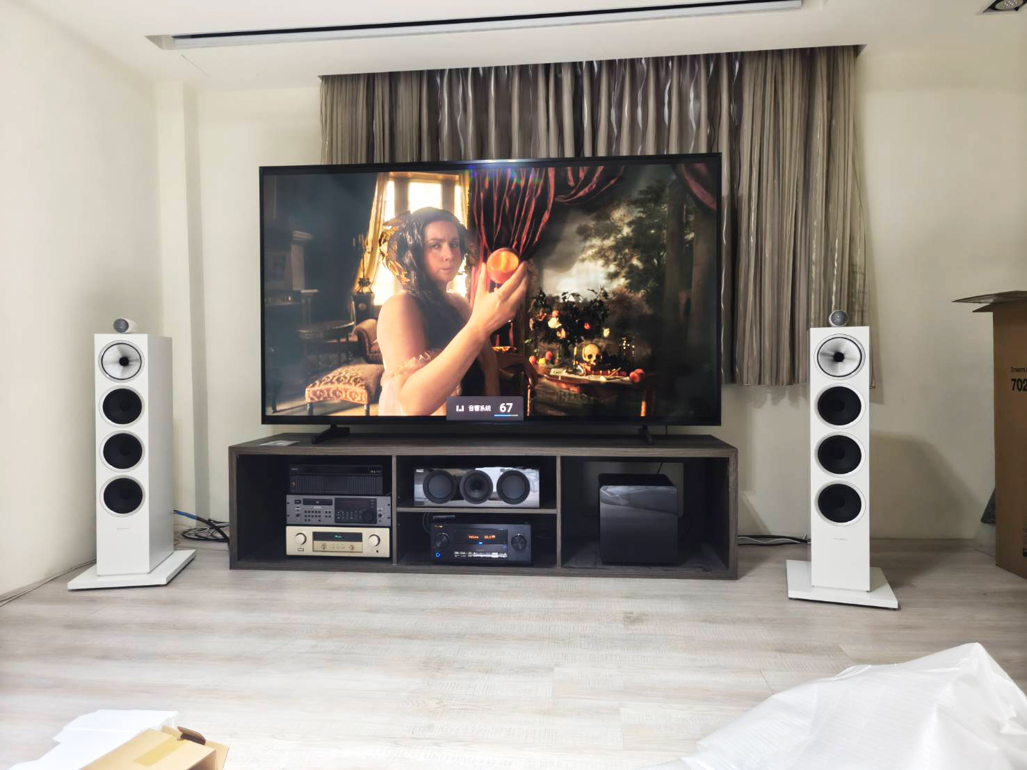 板橋林先生 SONY 98吋 + 奧圖碼 雙雷射 4K 135吋 5.1.4 音響劇院組