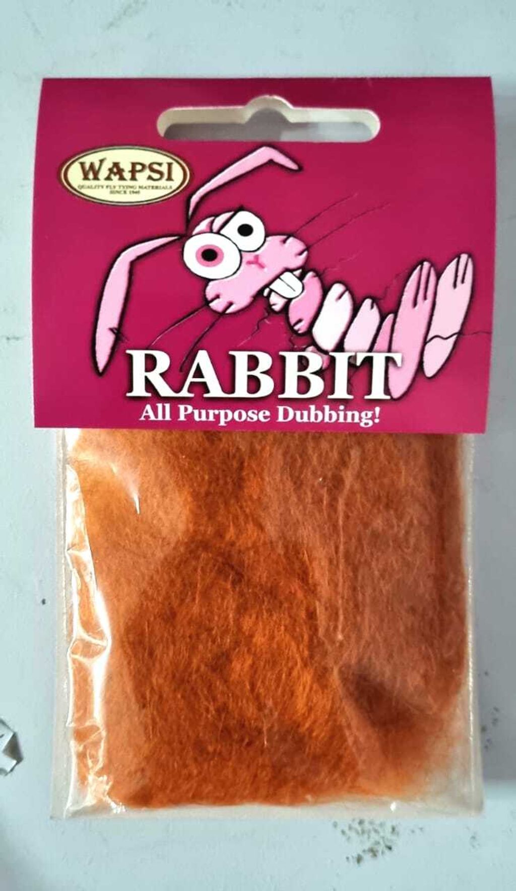 Wapsi Rabbit Dubbing Burnt Orange