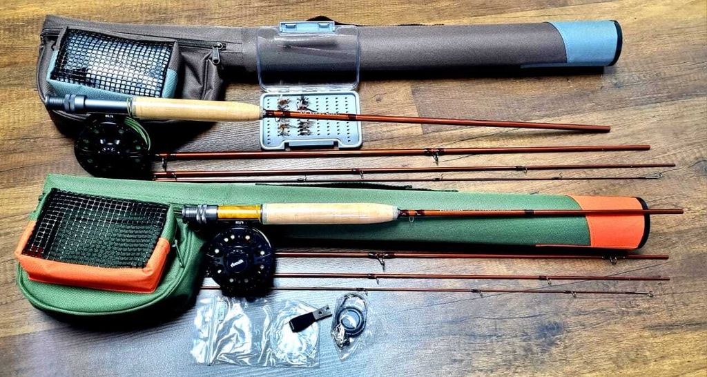 Aventik Fly Rod 9' LW5/6 Combo w/Rod/Reel Case/flybox/flies/tapered leaders  – Tacklebox Adventures