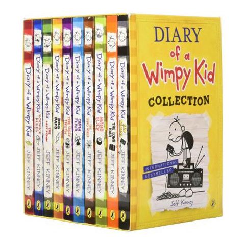 Diary of a Wimpy Kid Collection - 10 Books by Jeff Kinney 9780141385839.jpg