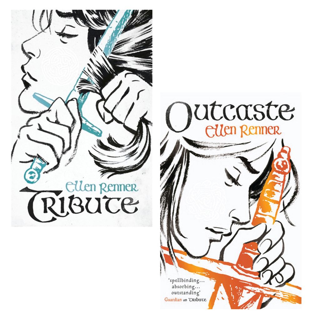 Tribute & Outcaste (Tribute #1&#2) by Ellen Renner 9781471400315 9781471400650.jpg