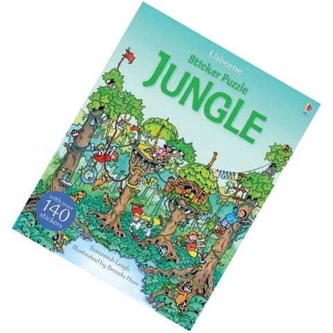 USBORNE Sticker Puzzle Jungle by Susannah Leigh 9781409583288.jpg