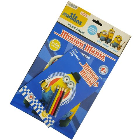 Minion Mania Colouring Play Pack (2 Colouring Pads & Pencils) 5012128442377.jpg