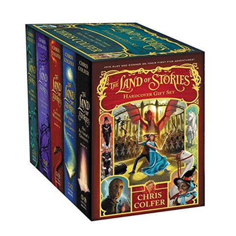 The Land of Stories Collection 5 Book Set (The Land of Stories, #1-5) by Chris Colfer [HARDCOVER] 9780316393072.jpg