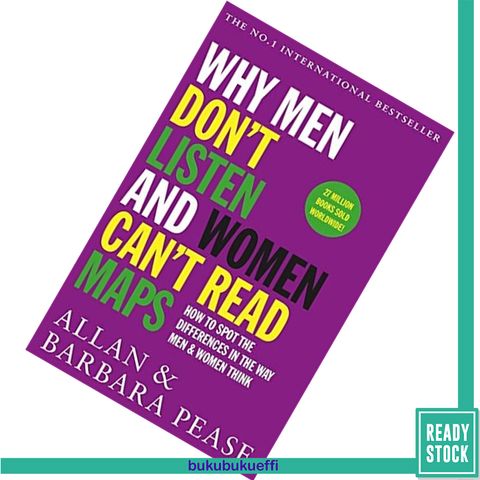 Why Men Don't Listen & Women Can't Read Maps by Allan & Barbara Pease [PAPERBACK] 9781409168515.jpg