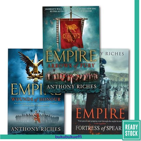 Empire Series Collection 3 Books Set By Anthony Riches, (Historical Fiction Novels - Wounds Of Honour, Arrows Of Fury, Fortress Of Spear) 9788033644026U.jpg