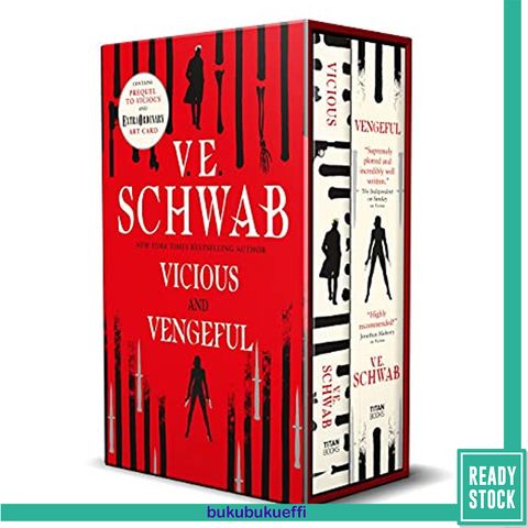 Vicious  Vengeful (Villains #1-2) by V.E. Schwab SLIPCASE 9781789099744.jpg