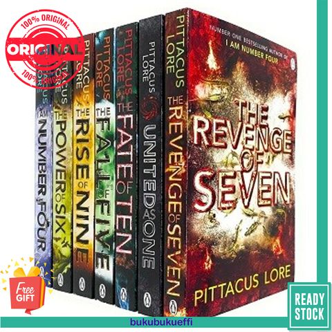 The Lorien Legacies Series by Pittacus Lore 7 Books Collection Set 9780718189044