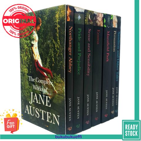 The Complete Works of Jane Austen 7 Books Collection Box Set by Jane Austen 9789391348861