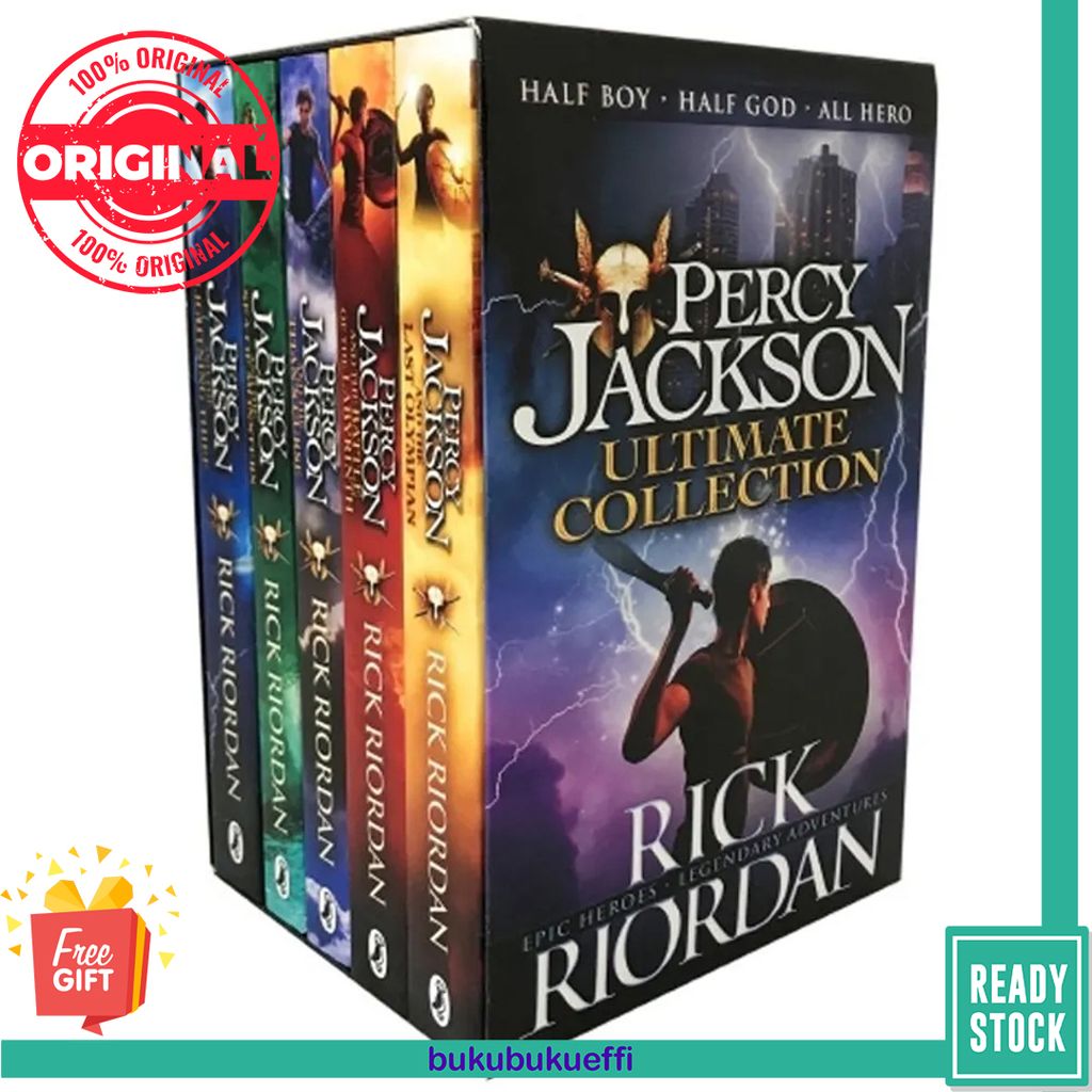 Percy Jackson Complete Series Collection 5 Books Box Set 9780141352022