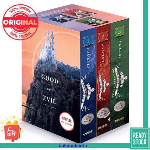 The School for Good and Evil Boxset  (#1-3) by Soman Chainani 9780062456243