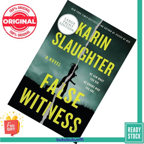 False Witness by Karin Slaughter [LARGE PRINT] 9780063090330