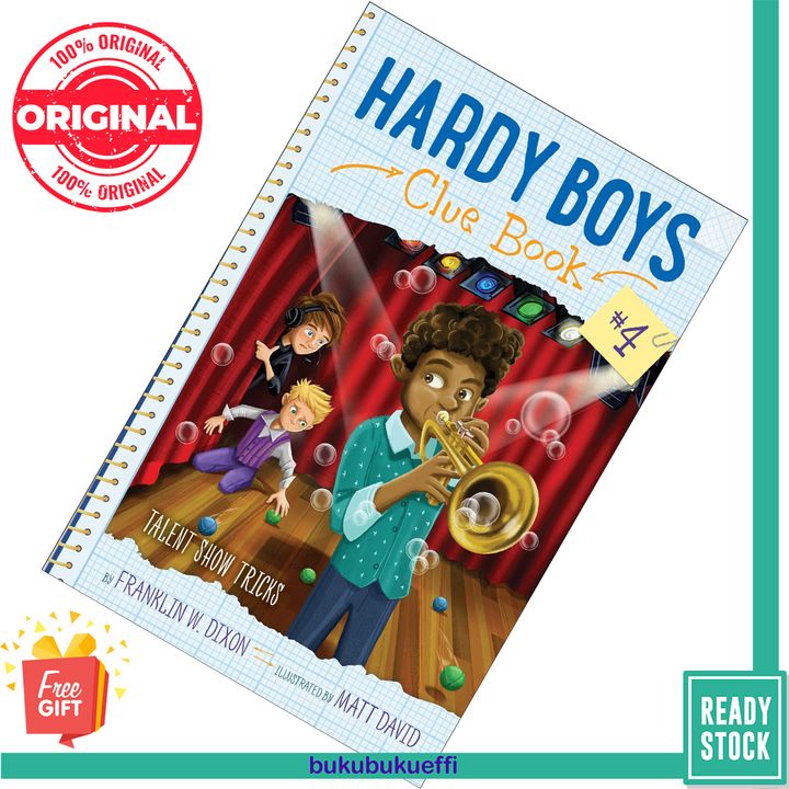 Talent Show Tricks (Hardy Boys Clue Book #4) by Franklin W. Dixon, Matt David (Illustrations) 9781481451819