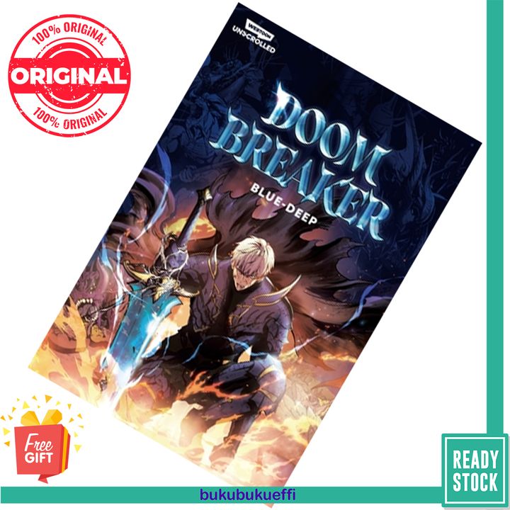 Doom Breaker Volume 1 A WEBTOON Unscrolled Graphic Novel by Blue-Deep 9781990259883